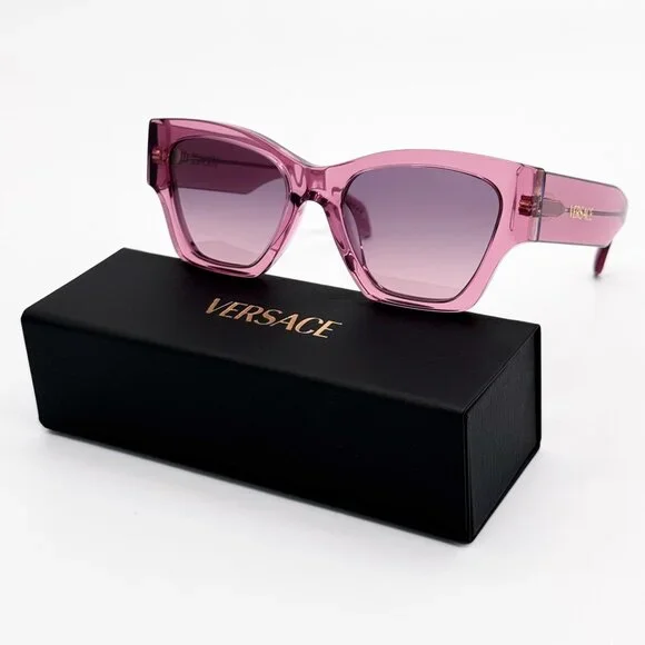NEW VERSACE VE4492U 5516/46 WOMEN SUNGLASSES PINK VE4492U 551646 EYEWEAR Versace NEW VE4492U 551646 VERSACE SUNGLASSES VE4492U 5516  main image 3